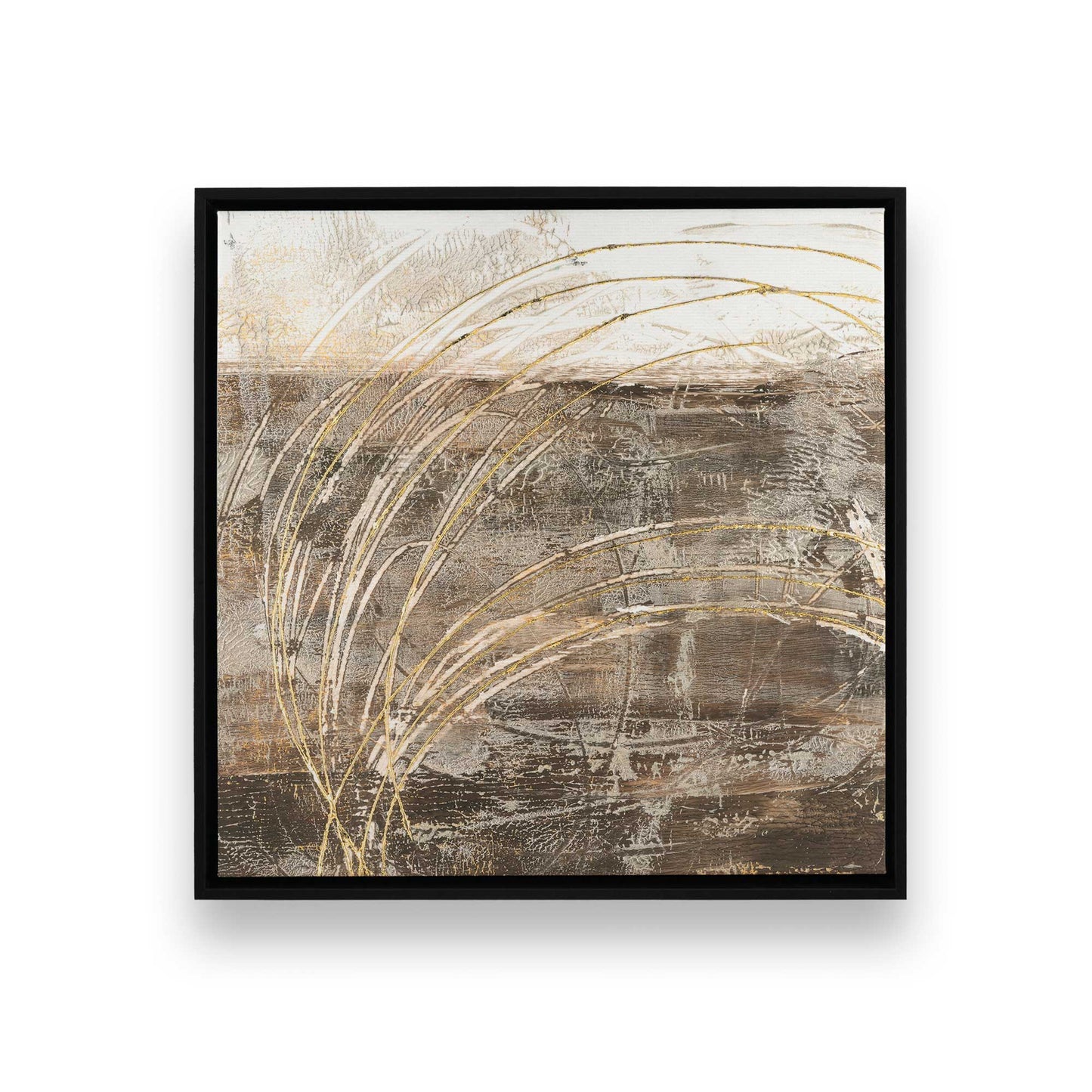 [Color:Satin Black], Picture of art in a Satin Black frame