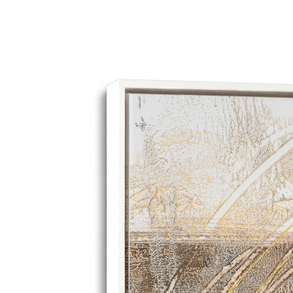 [Color:Opaque White], Picture of art in a White frame at an angle