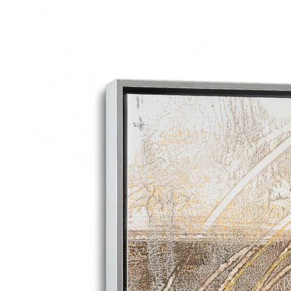 [Color:Polished Chrome], Picture of art in a Polished Chrome frame at an angle