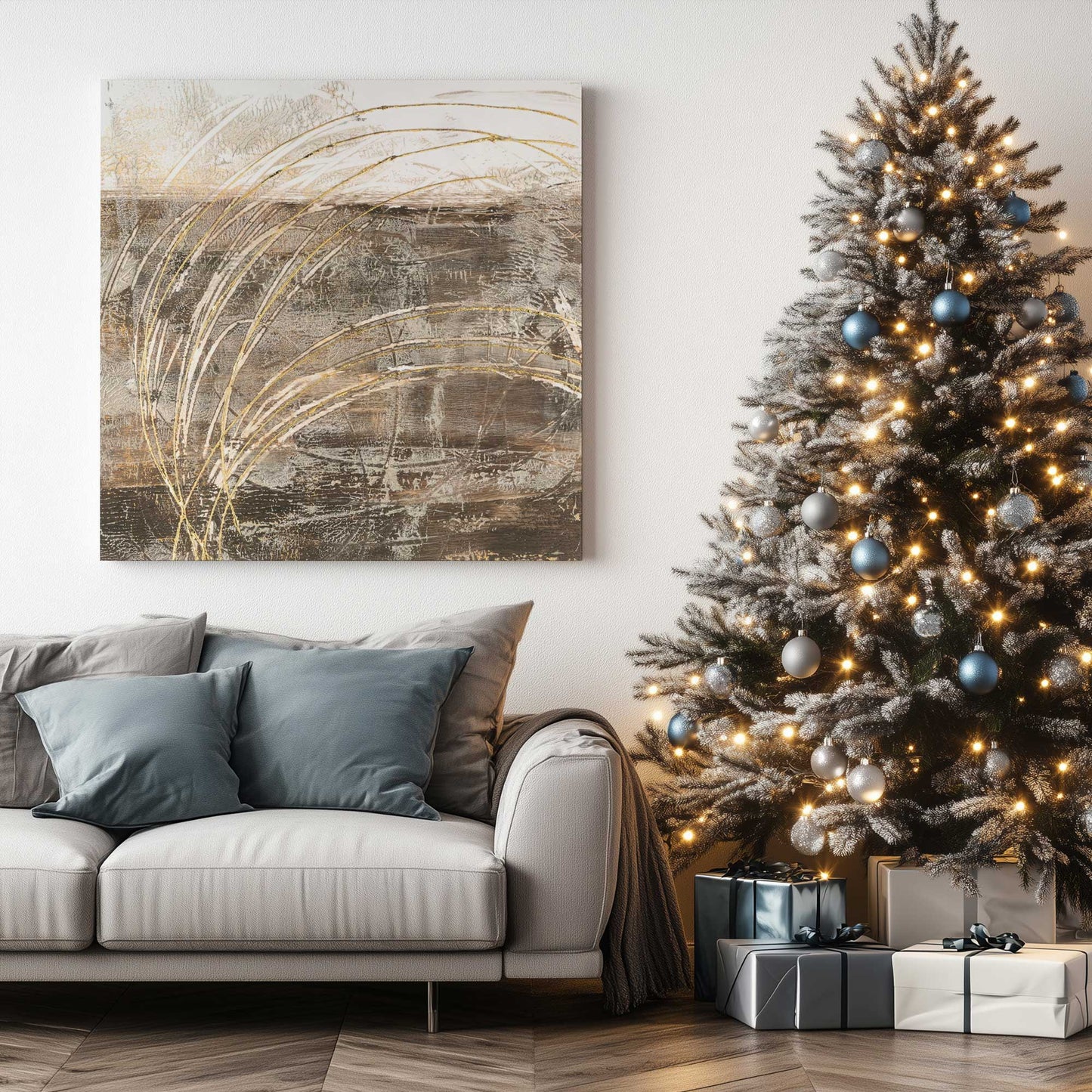 Picture of art in a room