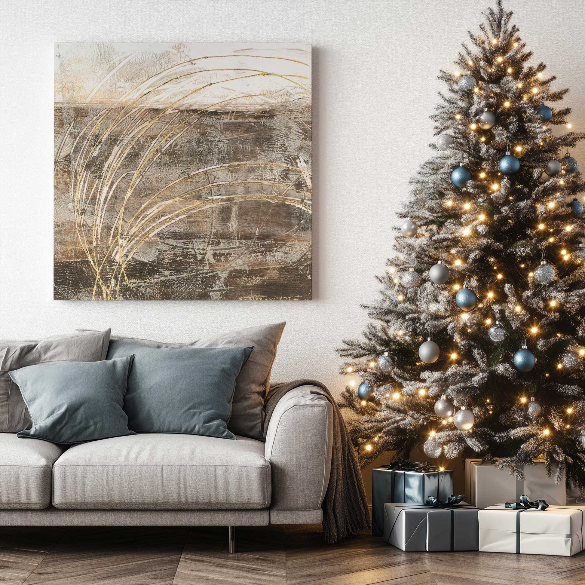 Picture of art in a room