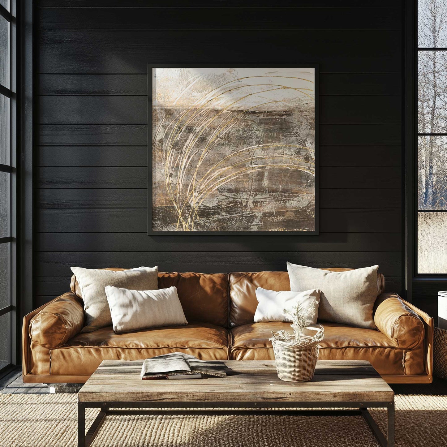 Picture of art in a room