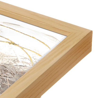 [Color:Espresso], Picture of art in a Espresso frame at an angle