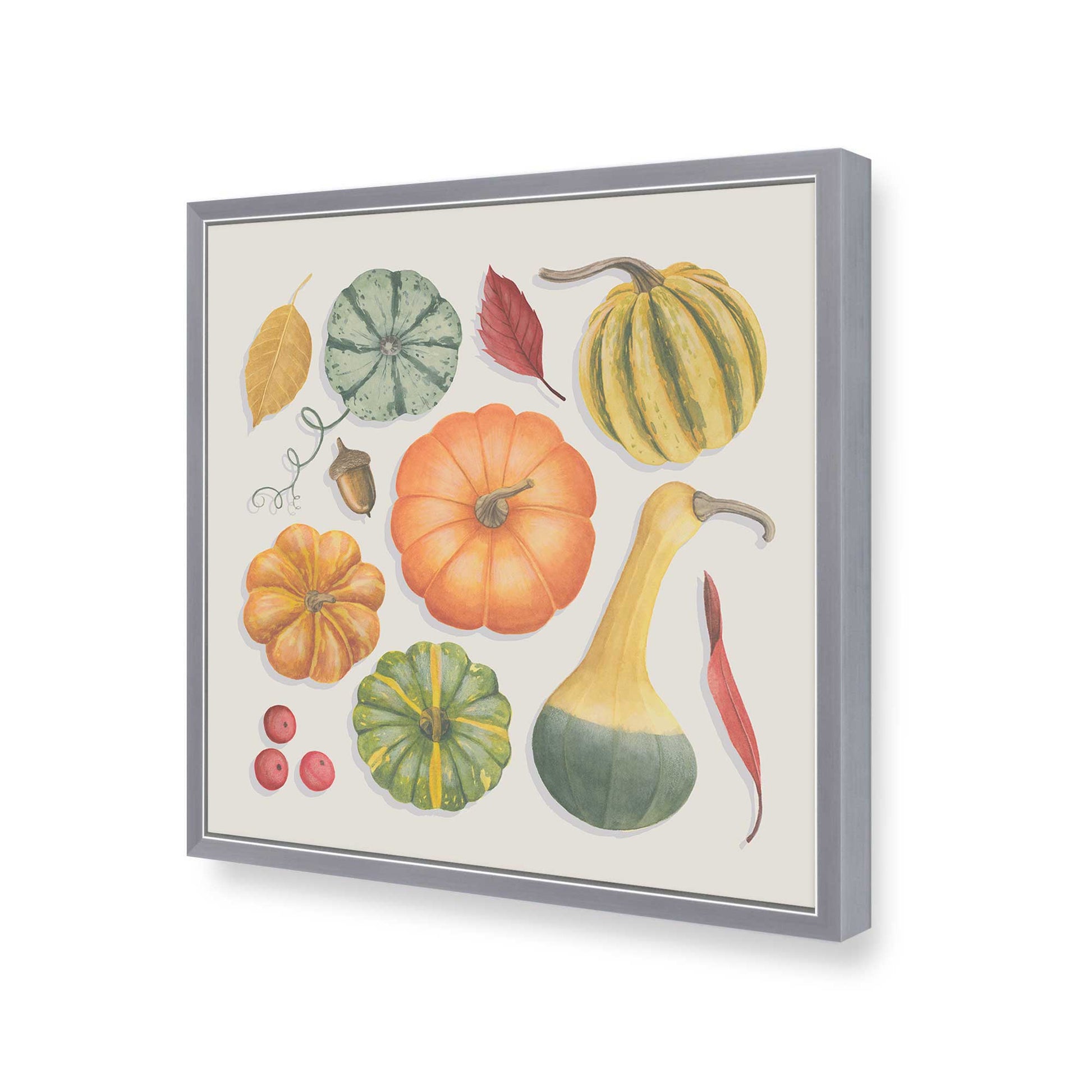 [Color:Polished Chrome], Picture of art in a Polished Chrome frame of the corner