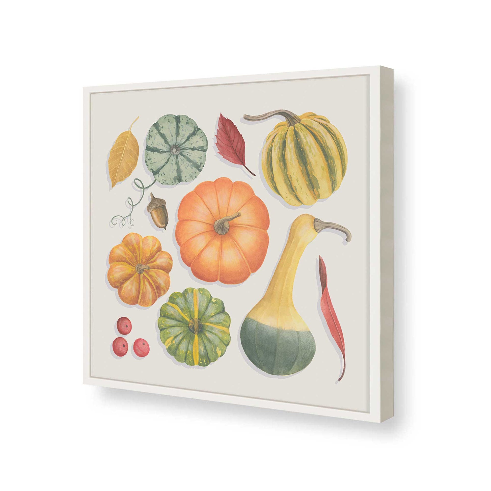 [Color:Opaque White], Picture of art in a Opaque White frame of the corner