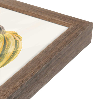 [Color:Walnut], Picture of art in a Walnut frame at an angle