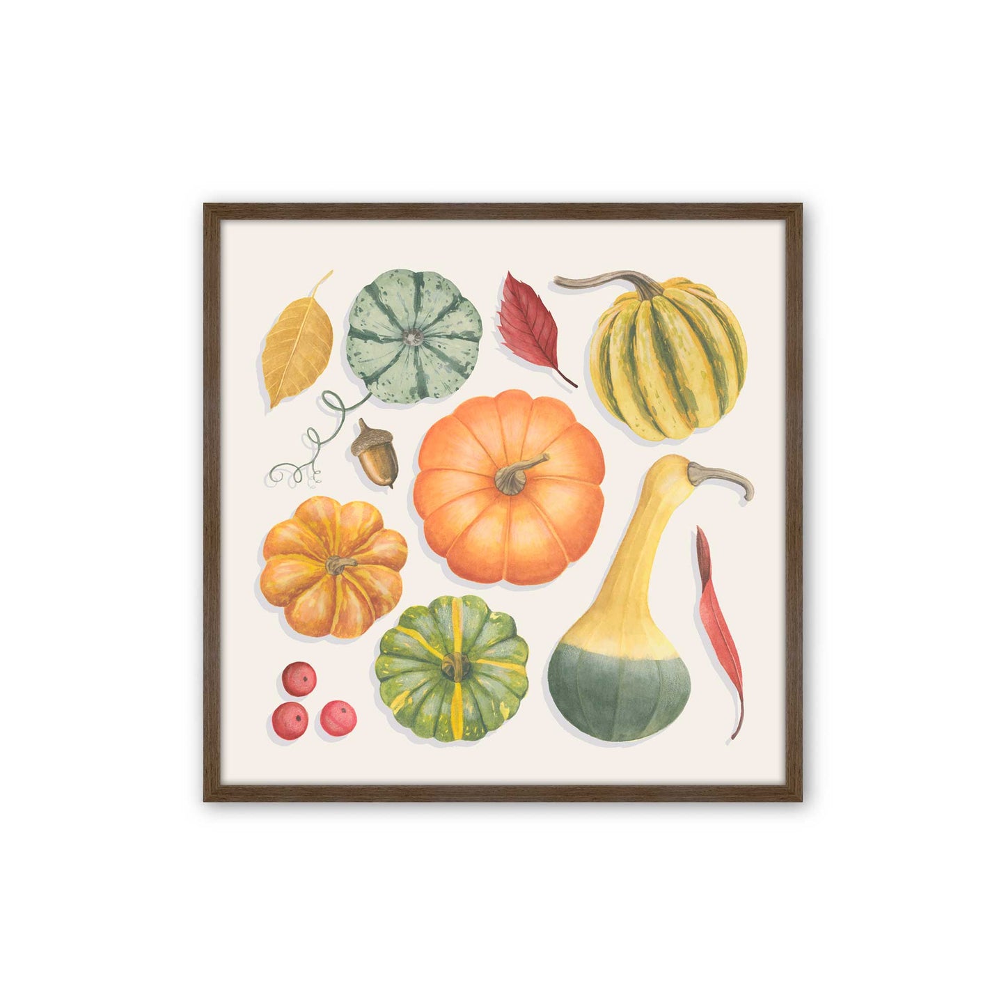 [Color:Walnut], Picture of art in a Walnut frame