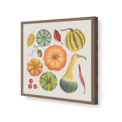 [Color:Walnut], Picture of art in a Walnut frame of the corner