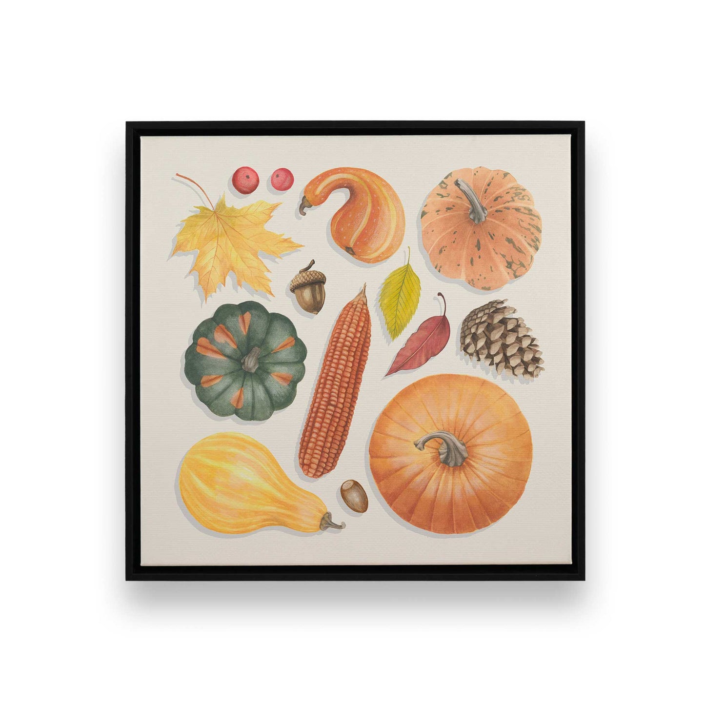 [Color:Satin Black], Picture of art in a Satin Black frame