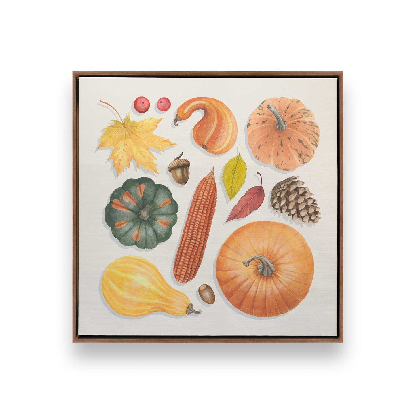 [Color:Walnut], Picture of art in a Walnut frame