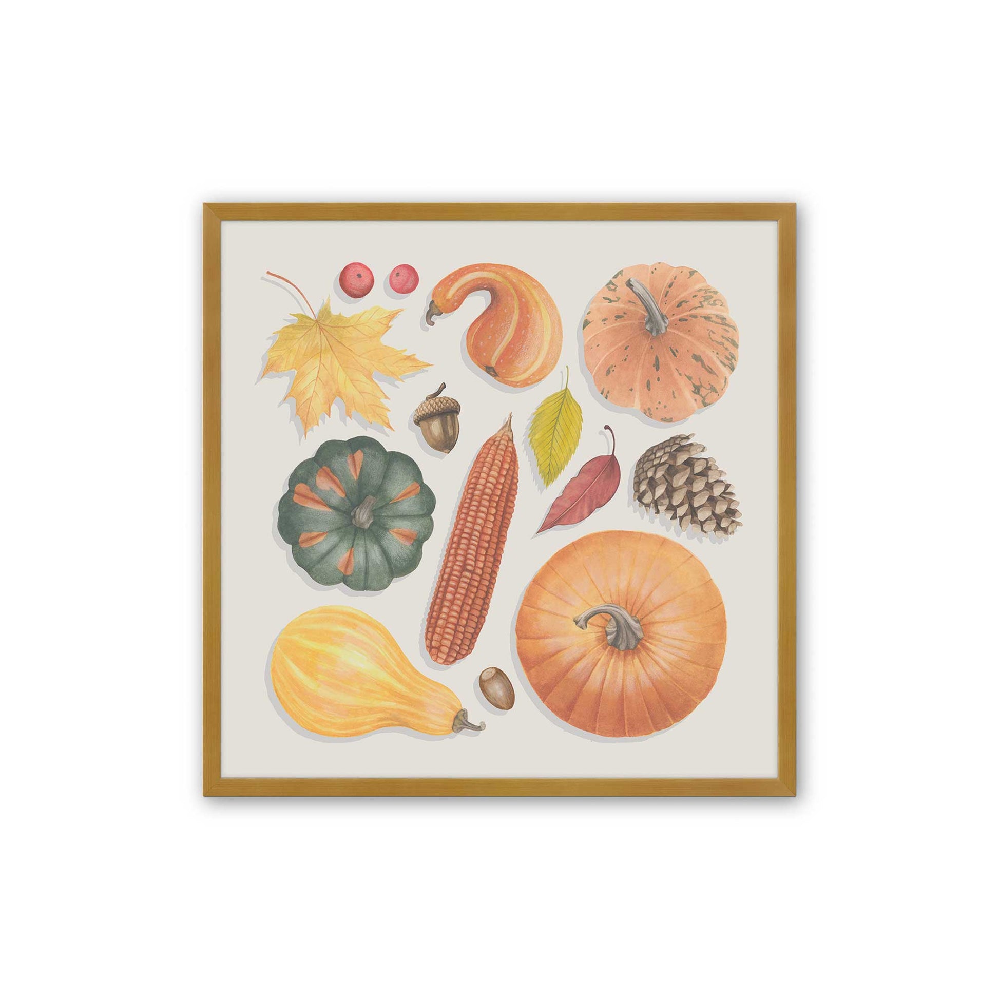 [Color:Polished Gold], Picture of art in a Polished Gold frame