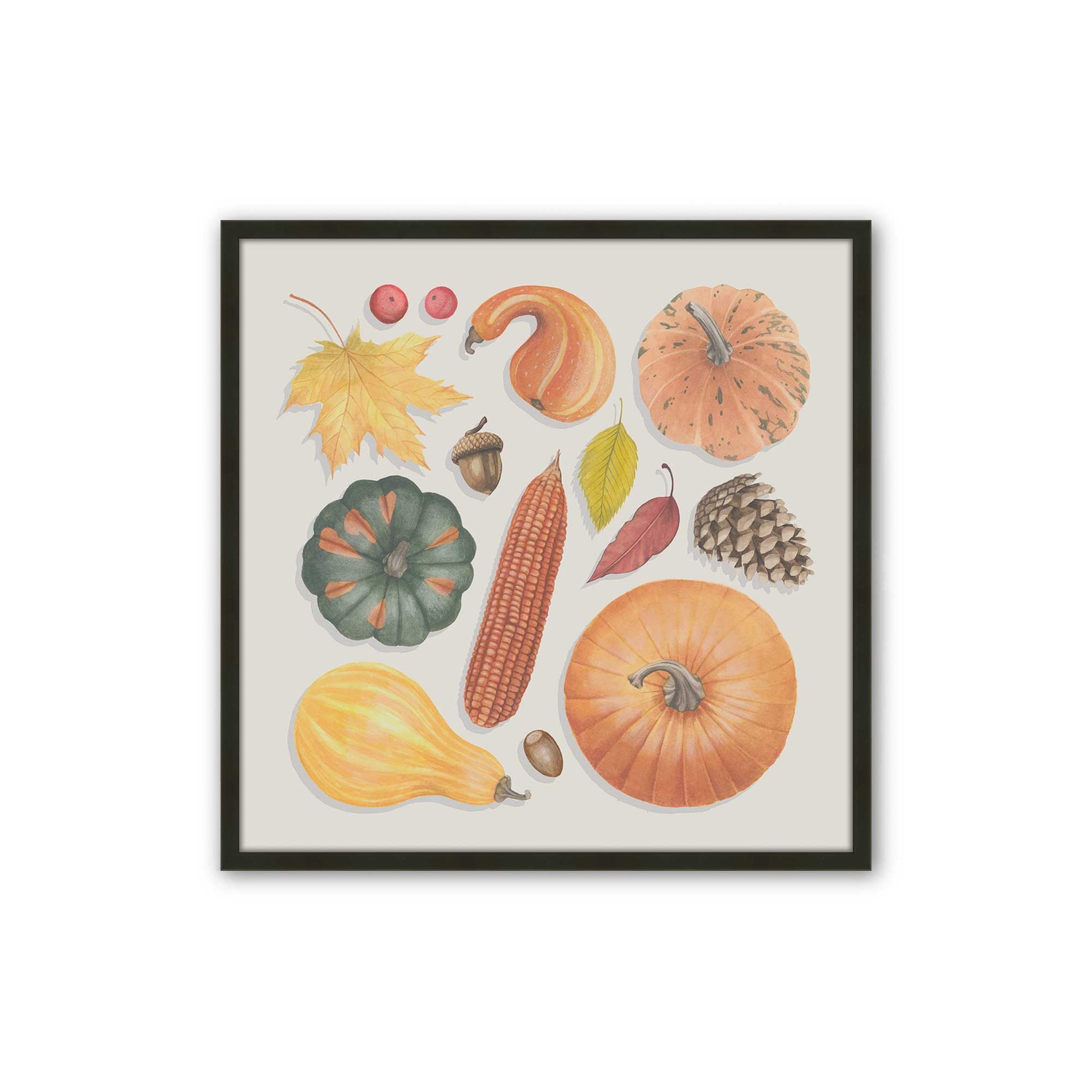 [Color:Satin Black], Picture of art in a Satin Black frame