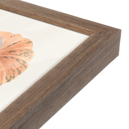 [Color:Walnut], Picture of art in a Walnut frame at an angle