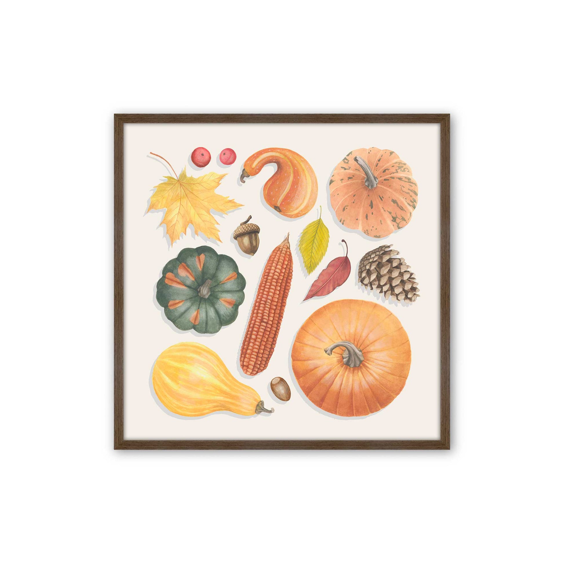 [Color:Walnut], Picture of art in a Walnut frame
