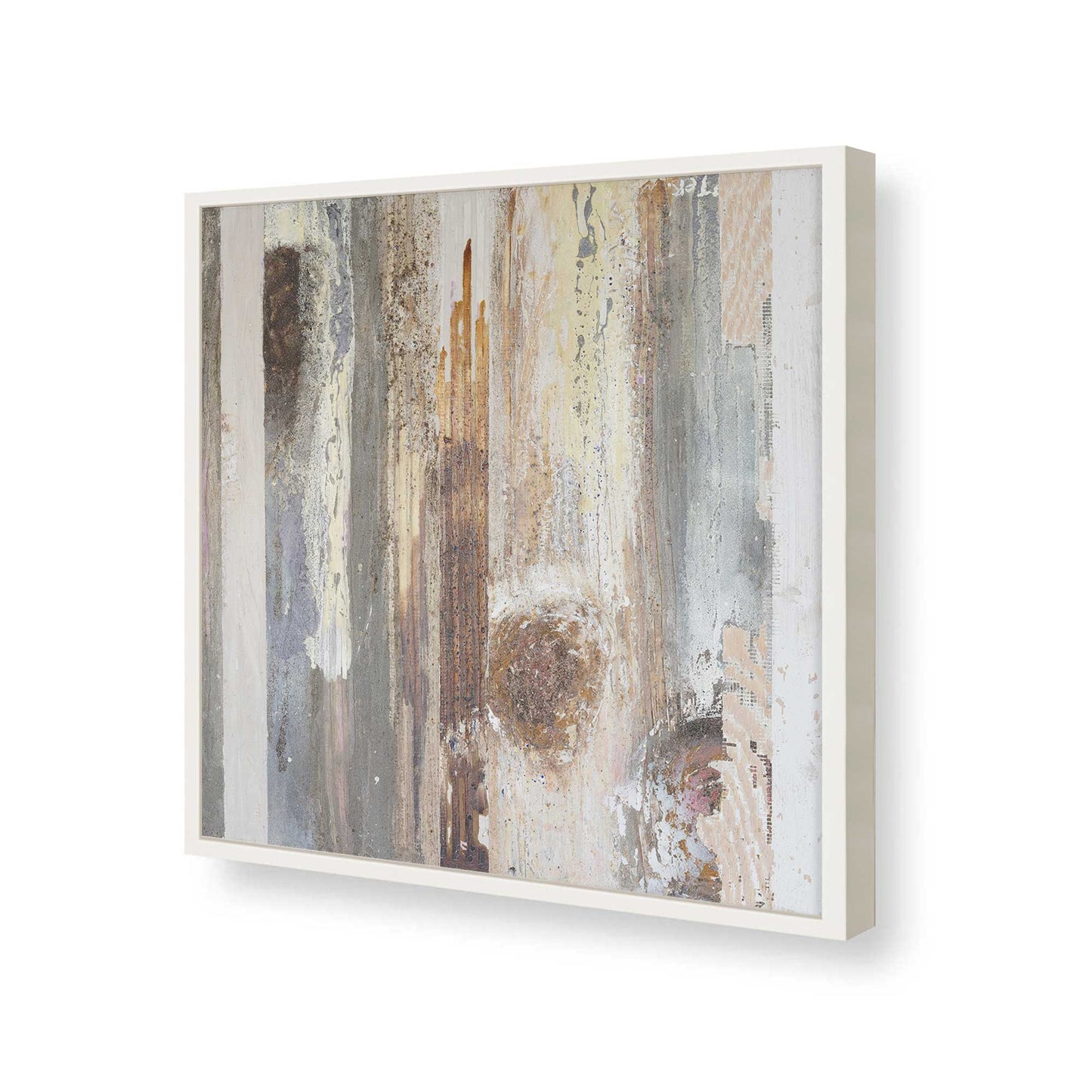 [Color:Opaque White], Picture of art in a Opaque White frame of the corner