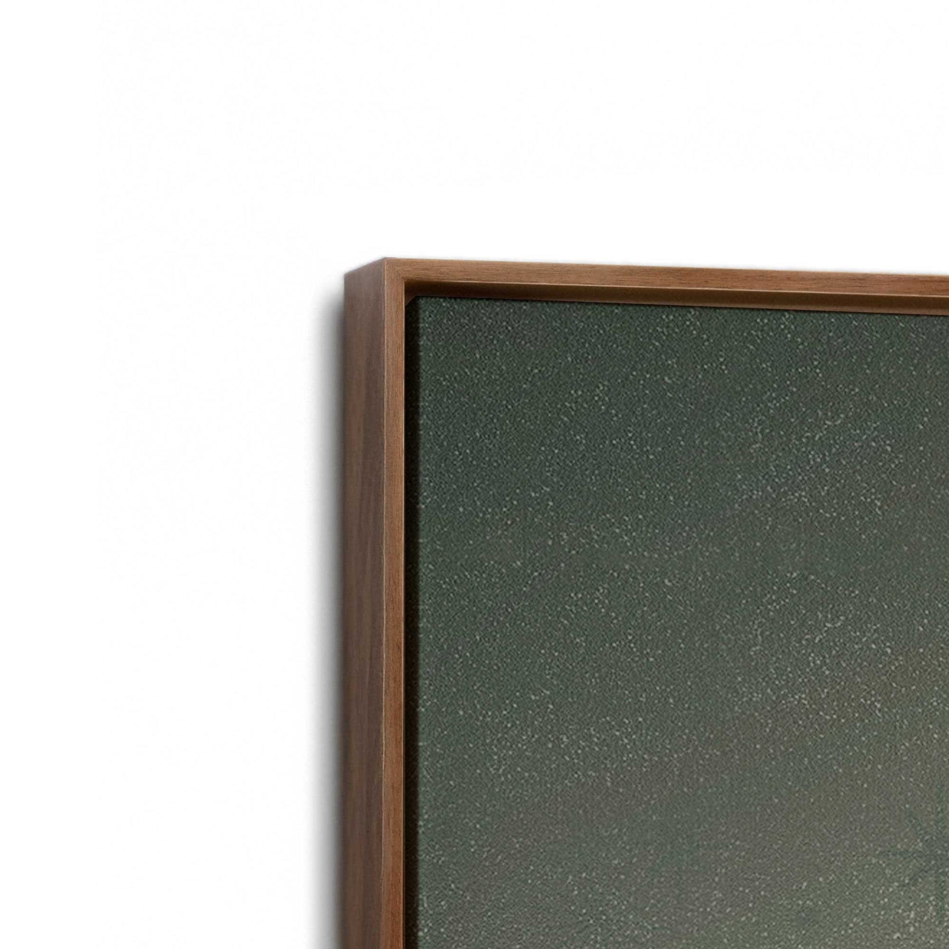 [Color:Walnut], Picture of art in a Walnut frame at an angle
