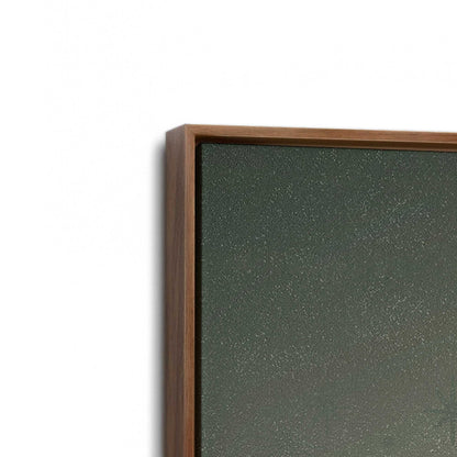 [Color:Walnut], Picture of art in a Walnut frame at an angle