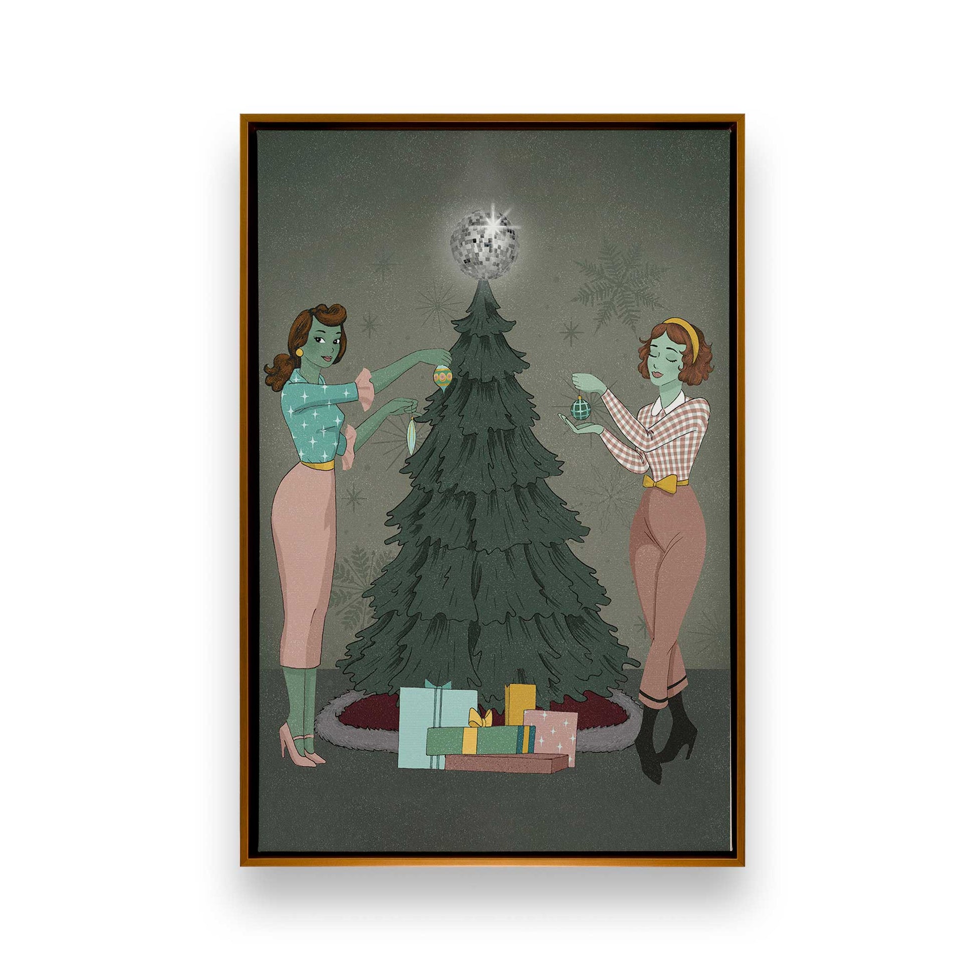 [Color:Polished Gold], Picture of art in a Polished Gold frame