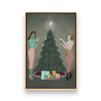 [Color:American Maple], Picture of art in a American Maple frame