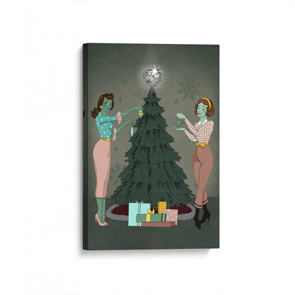 [Color:Stretched Canvas], Picture of art at an angle