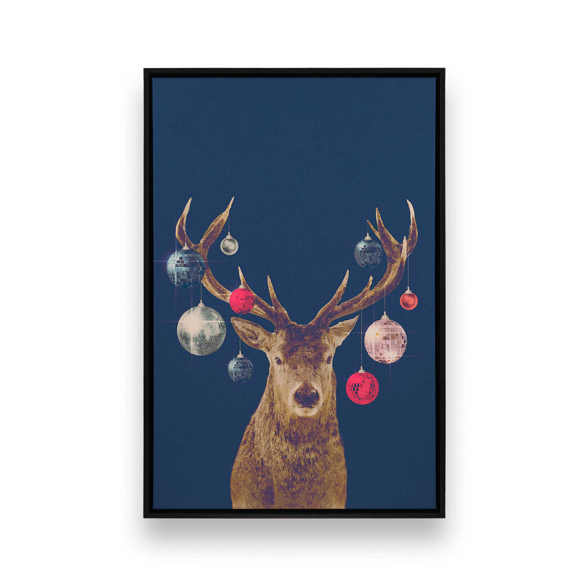[Color:Satin Black], Picture of art in a Satin Black frame