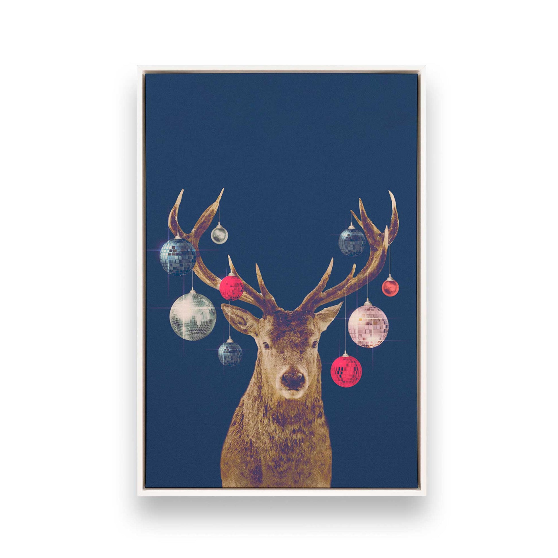 [Color:Opaque White], Picture of art in a White frame