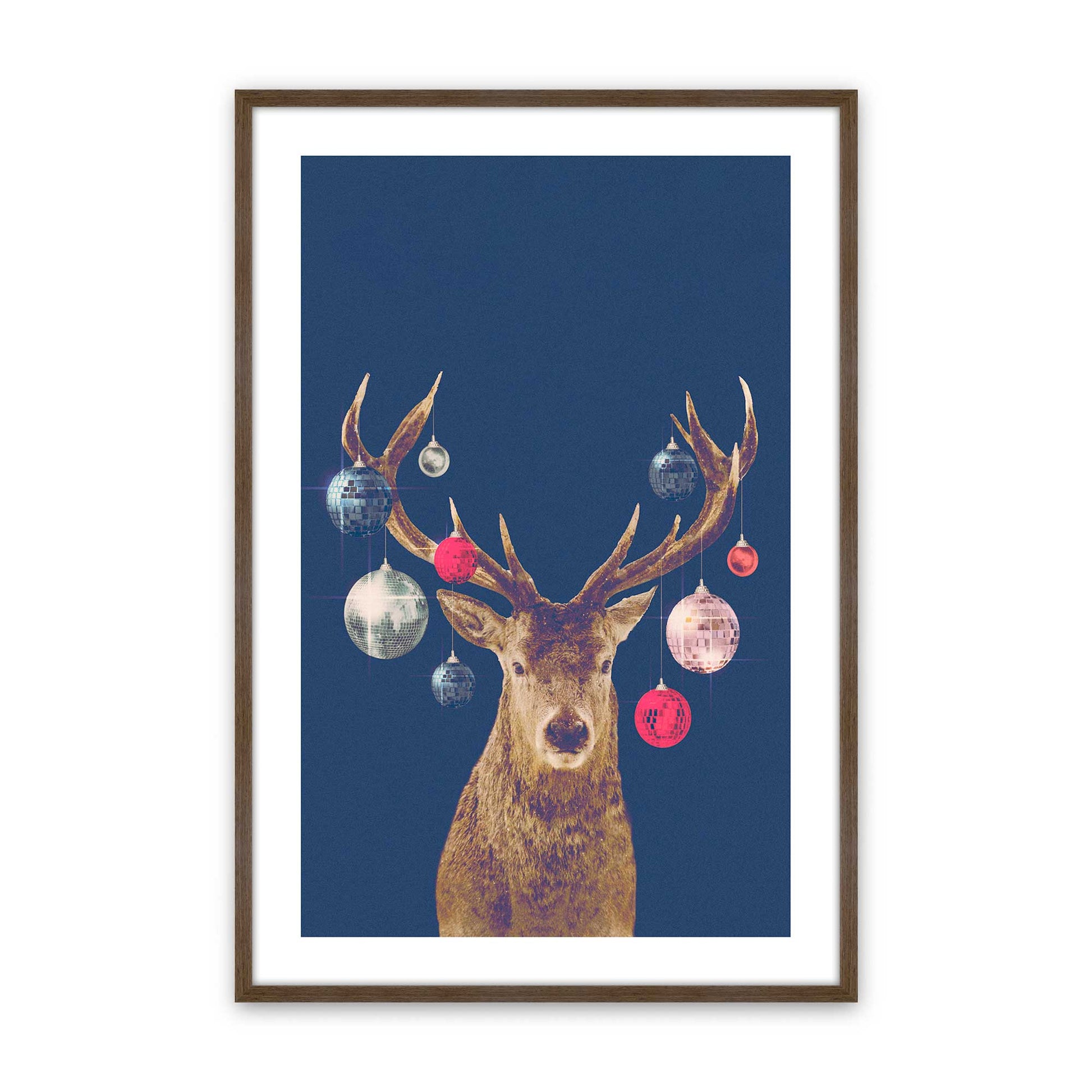 [Color:Walnut], Picture of art in a Walnut frame