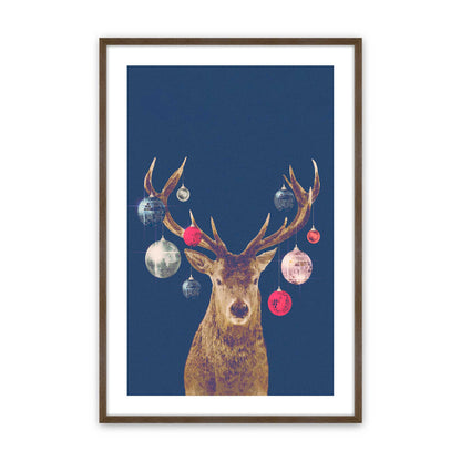 [Color:Walnut], Picture of art in a Walnut frame