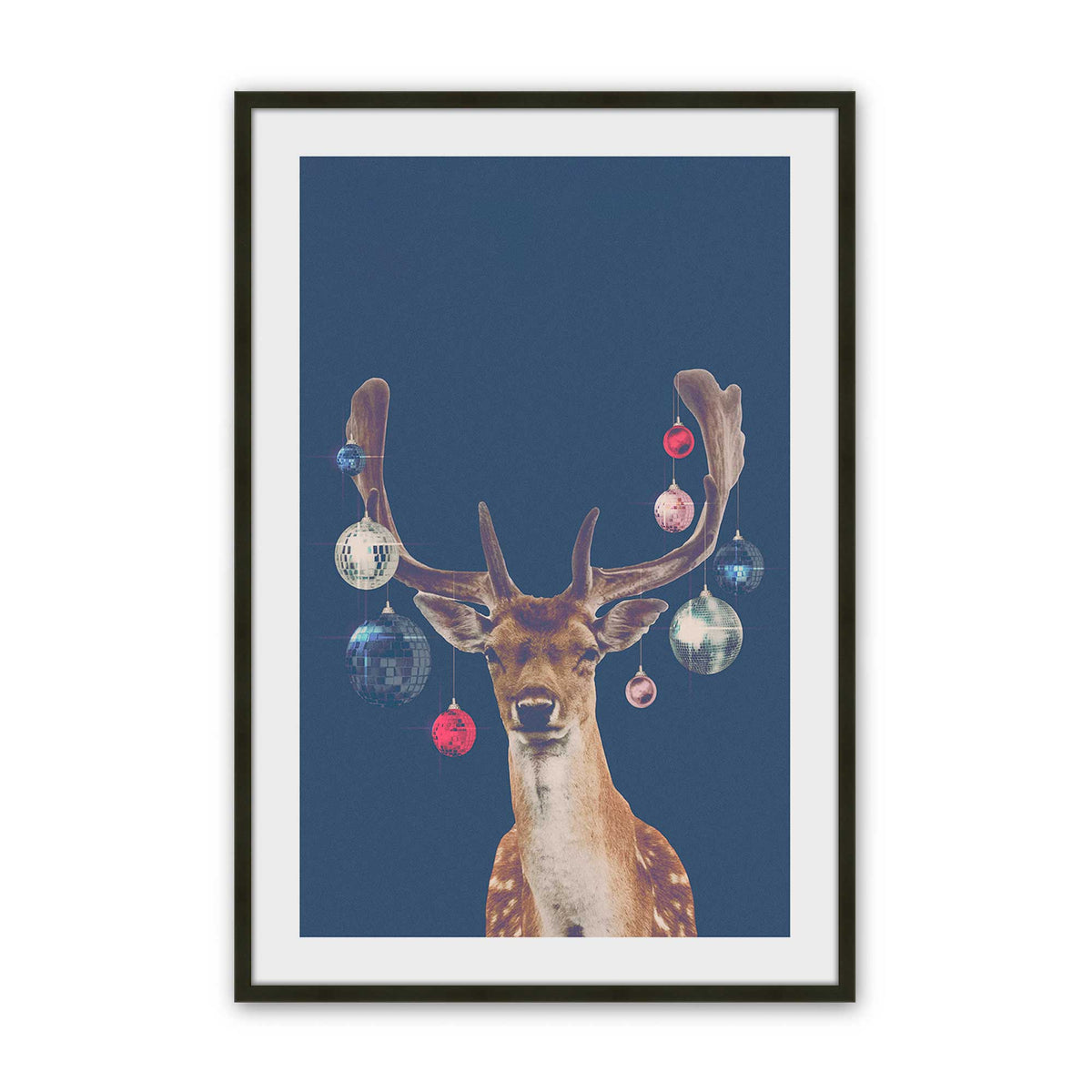 [Color:Satin Black], Picture of art in a Satin Black frame