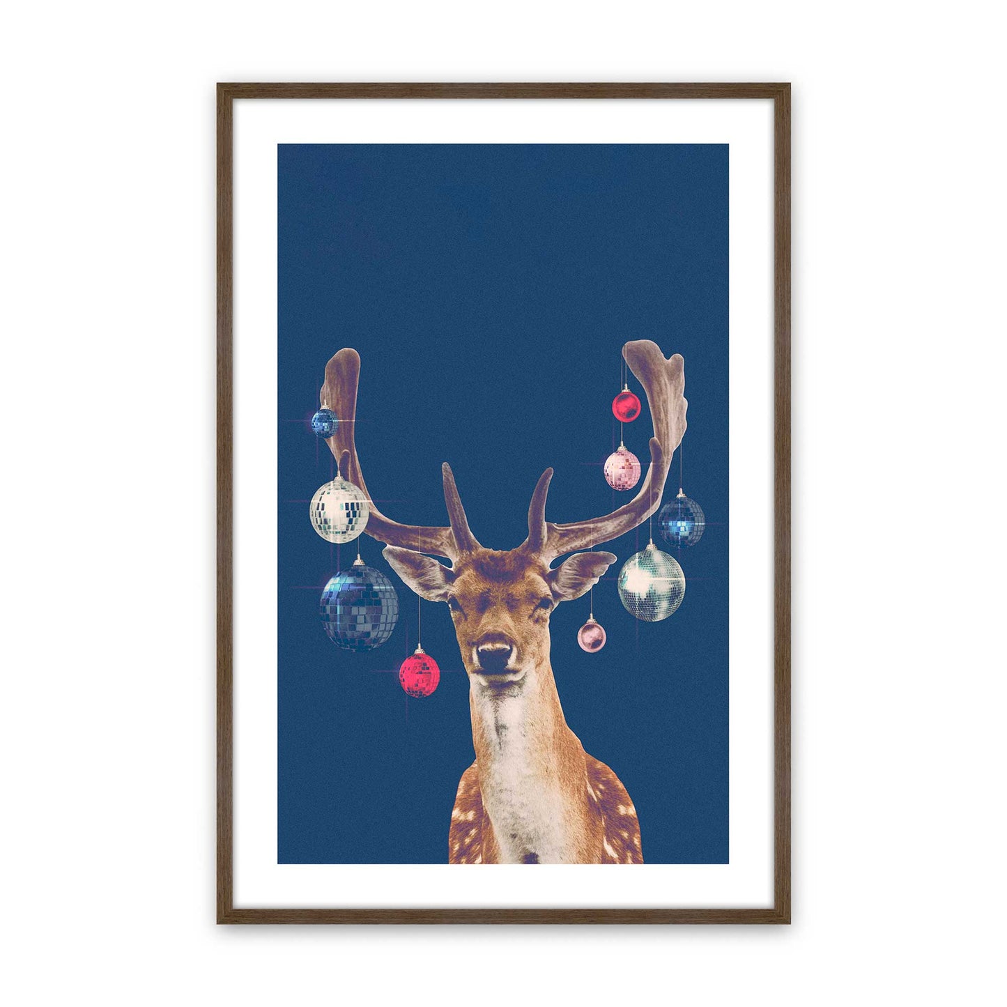 [Color:Walnut], Picture of art in a Walnut frame