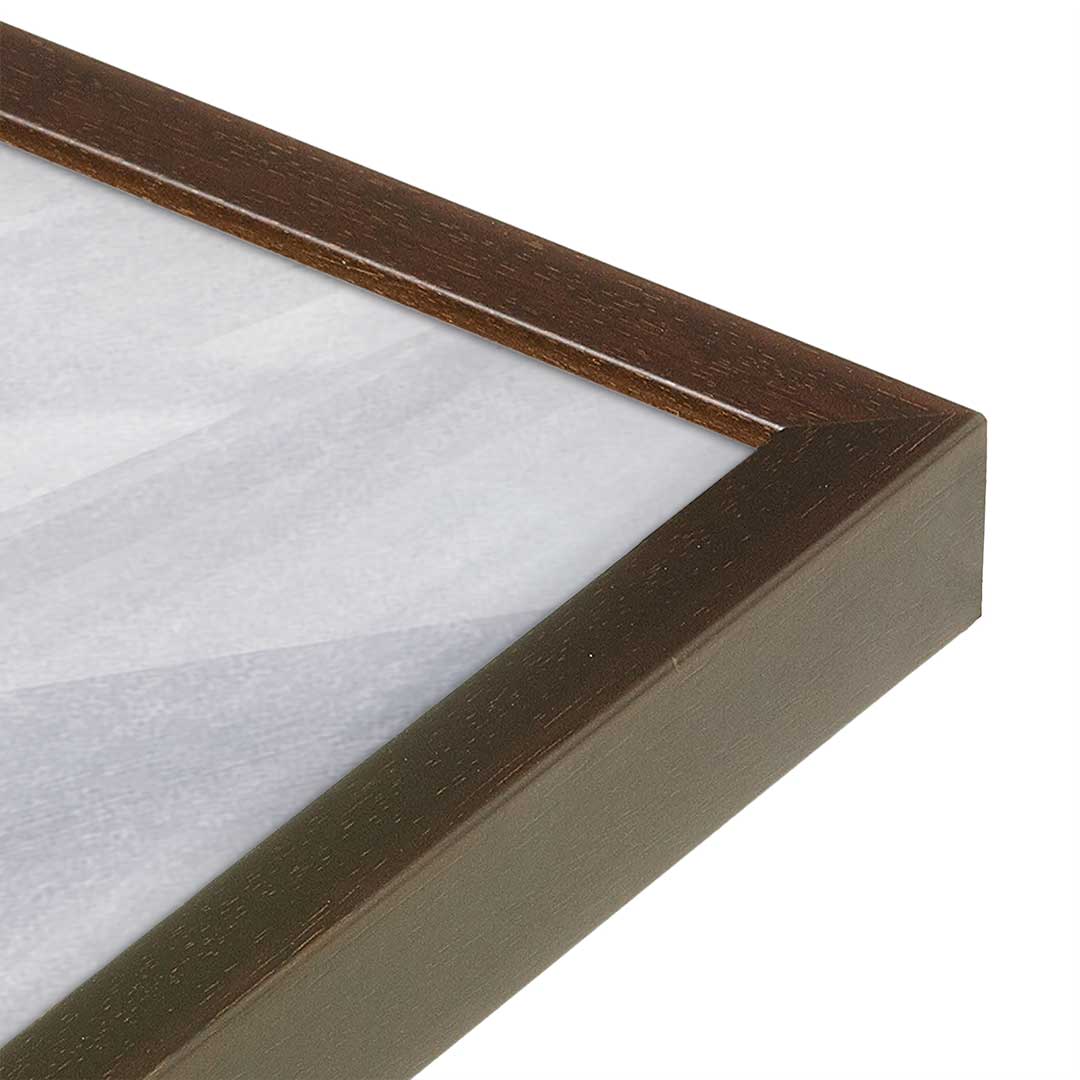 [Color:Belvinder Brown], Picture of art in a Belvinder Brown frame at an angle