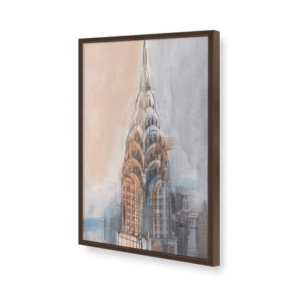 [Color:Belvinder Brown], Picture of art in a Belvinder Brown frame of the corner