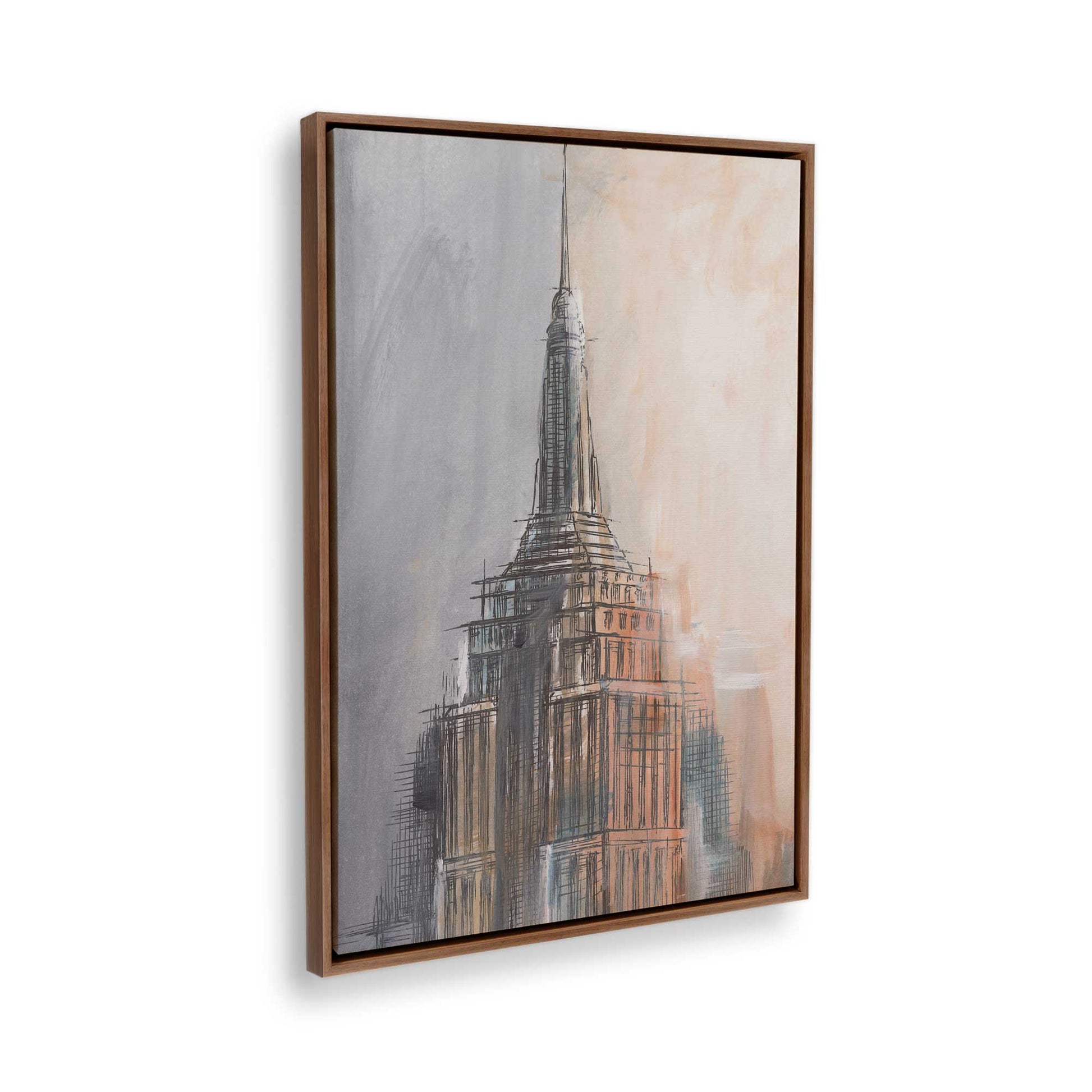 [Color:Walnut], Picture of the corner of the art