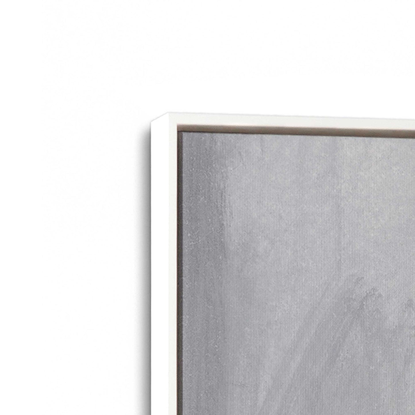 [Color:Opaque White], Picture of art in a White frame at an angle