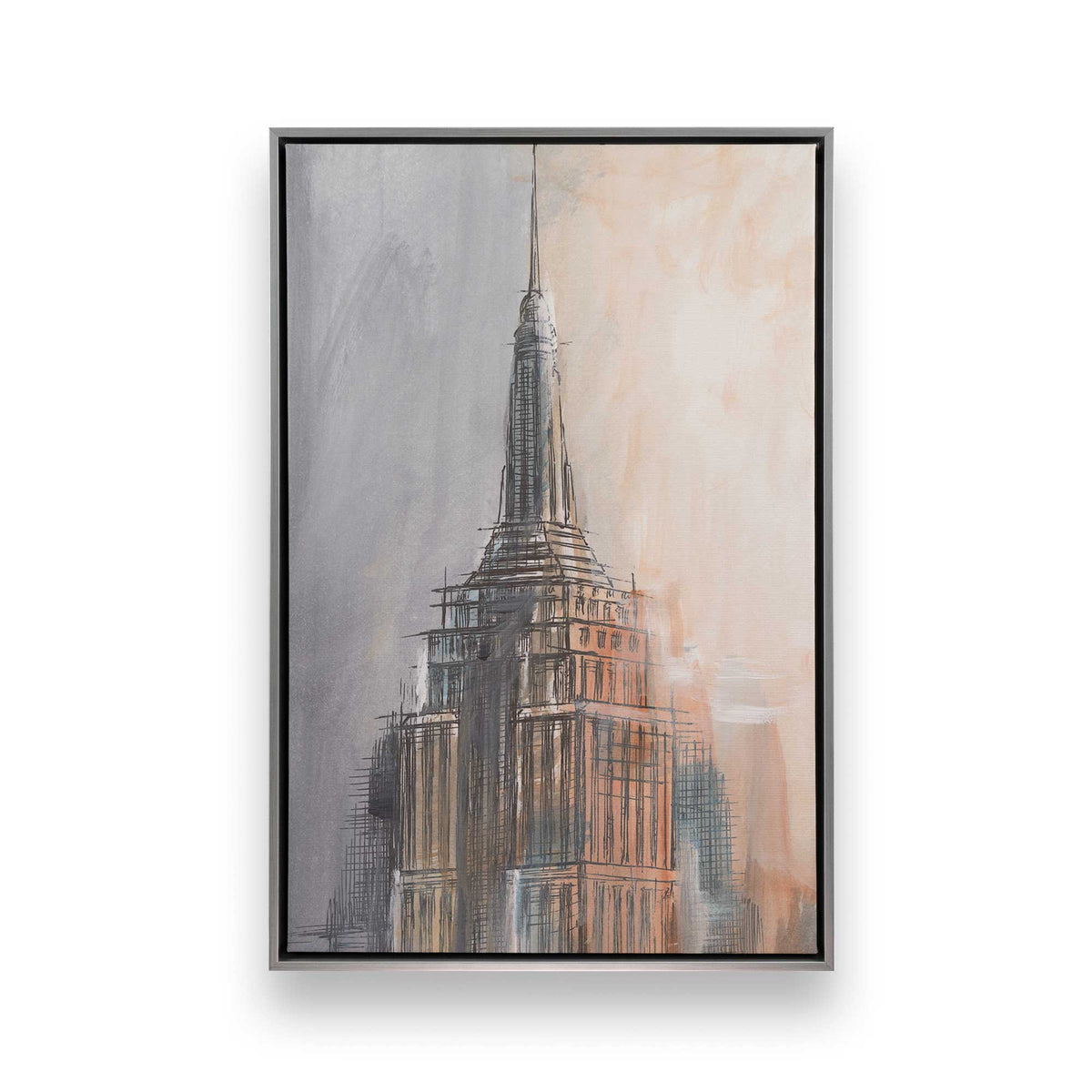 [Color:Polished Chrome], Picture of art in a Polished Chrome frame