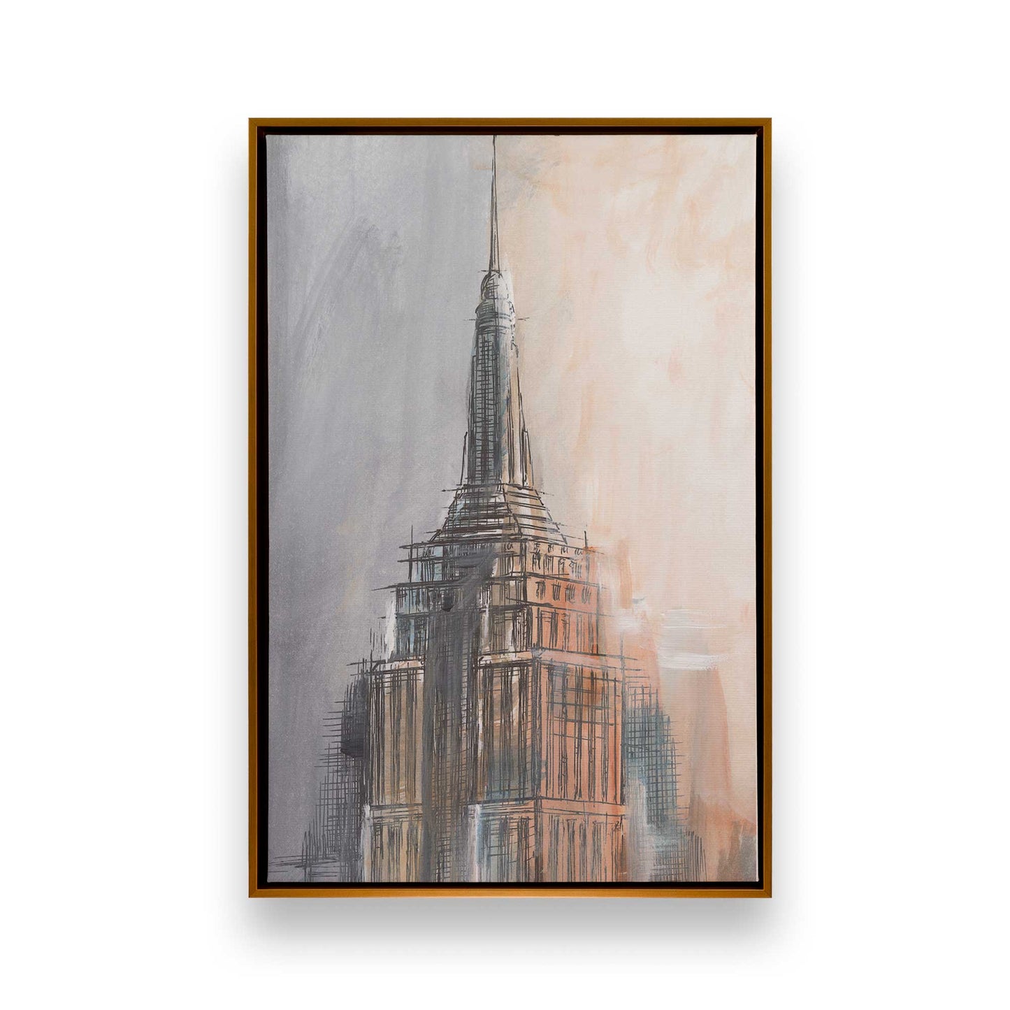 [Color:Polished Gold], Picture of art in a Polished Gold frame