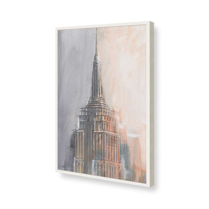 [Color:Opaque White], Picture of art in a Opaque White frame of the corner
