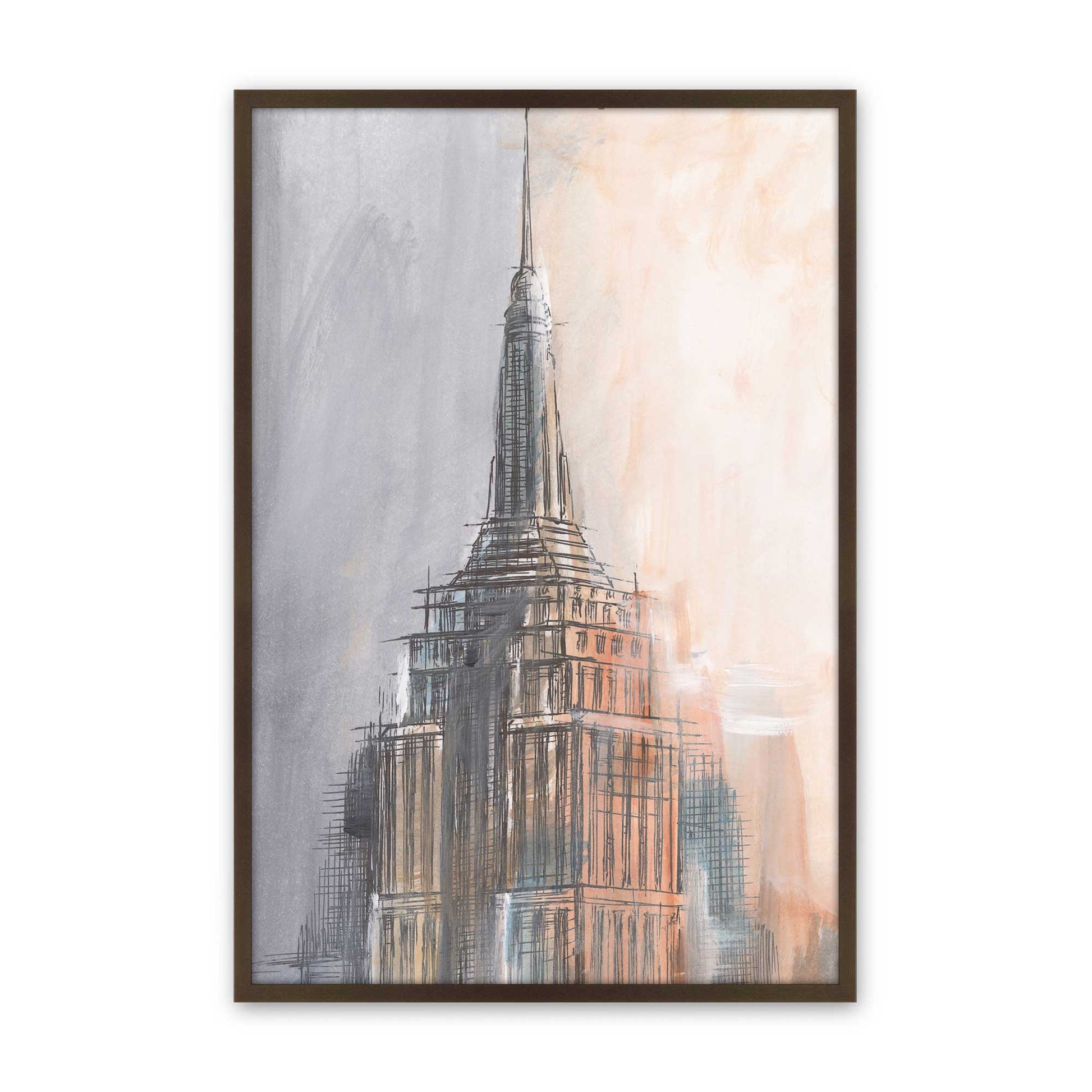 [Color:Belvinder Brown], Picture of art in a Belvinder Brown frame