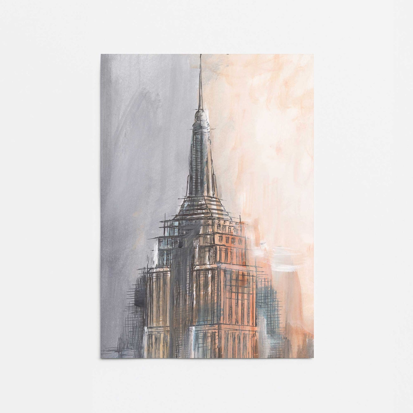 [Color:Rolled Print], Picture of close up of art