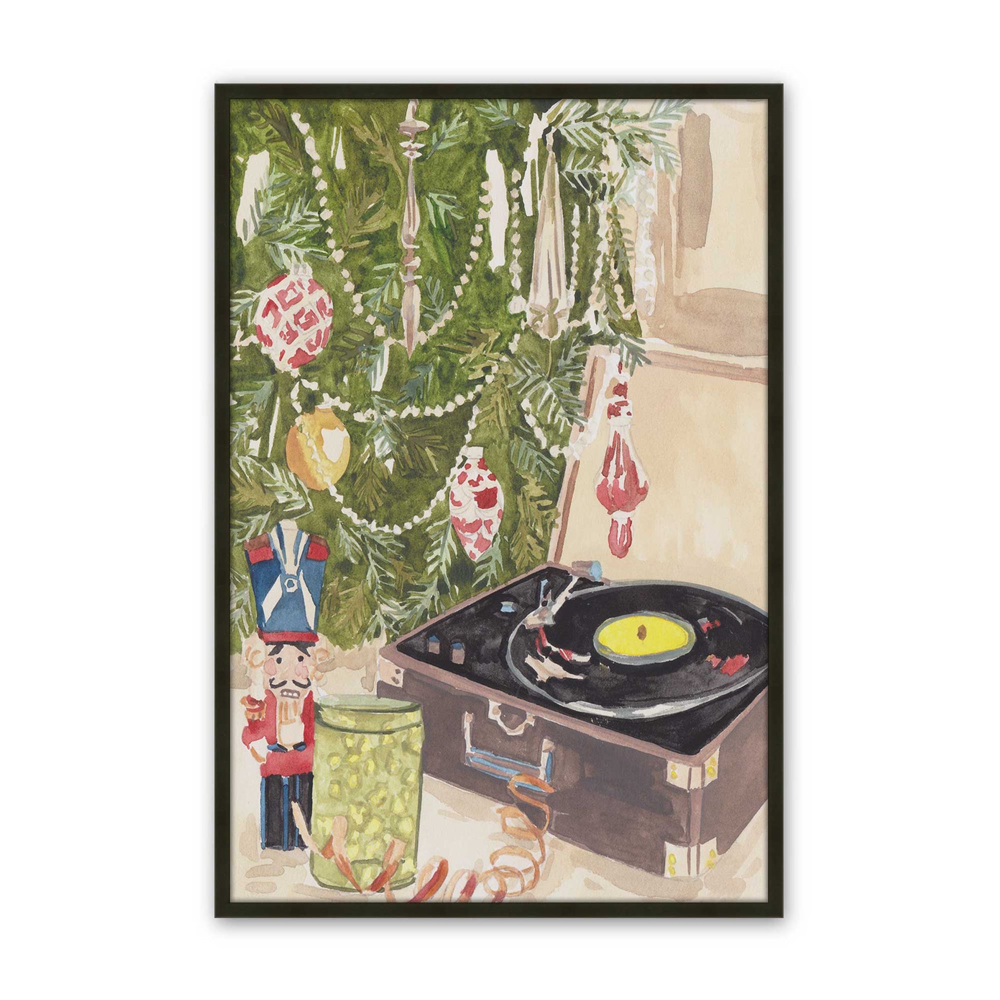 [Color:Satin Black], Picture of art in a Satin Black frame