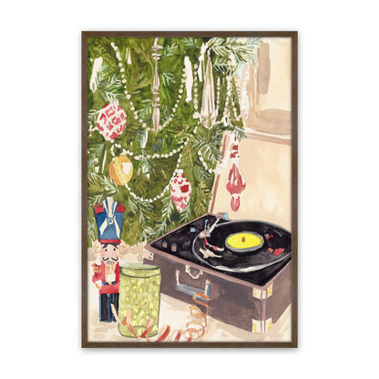 [Color:Walnut], Picture of art in a Walnut frame