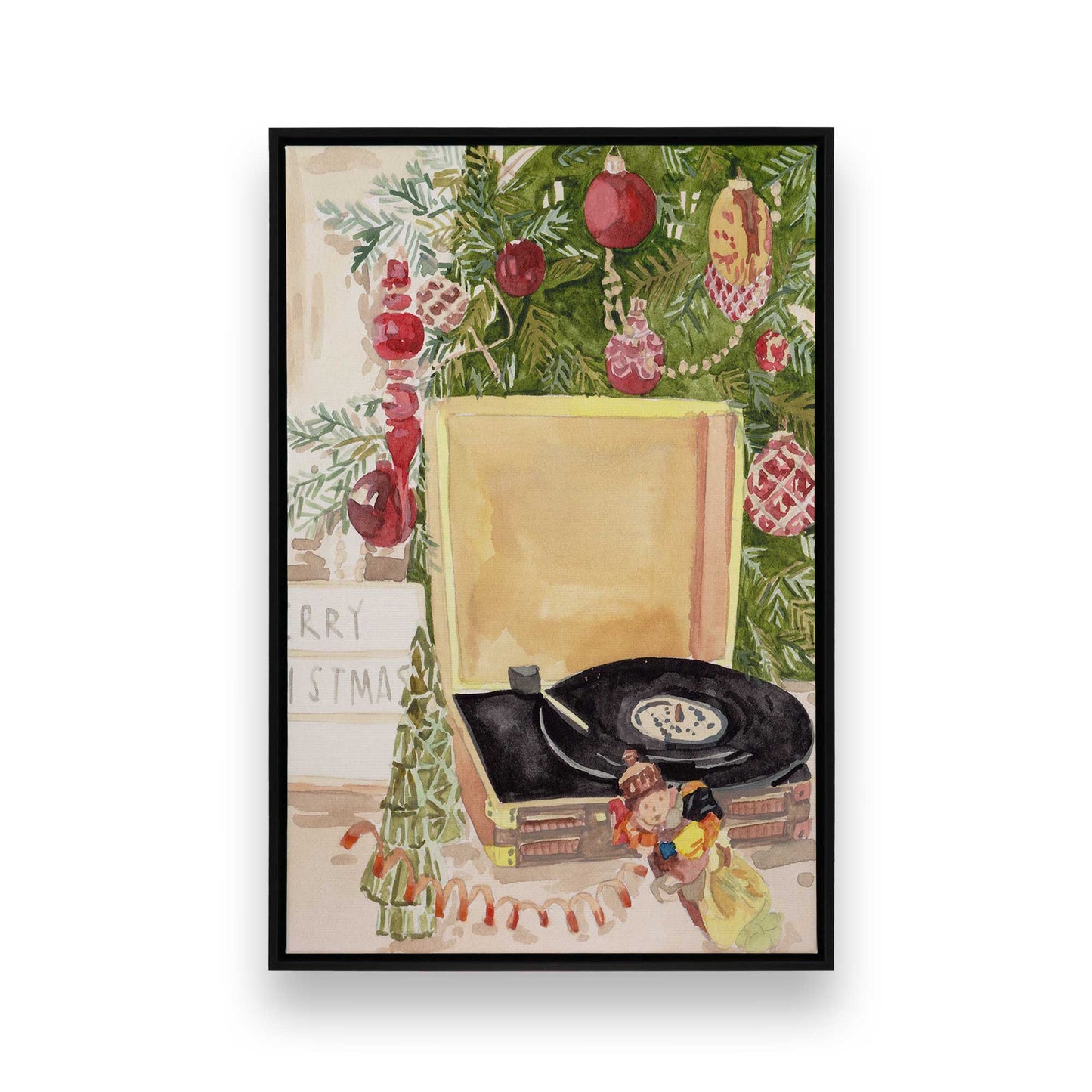 [Color:Satin Black], Picture of art in a Satin Black frame
