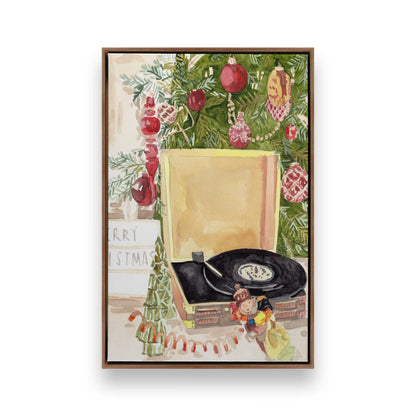 [Color:Walnut], Picture of art in a Walnut frame