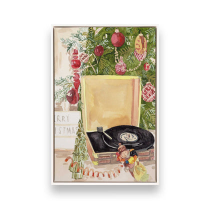 [Color:Opaque White], Picture of art in a White frame