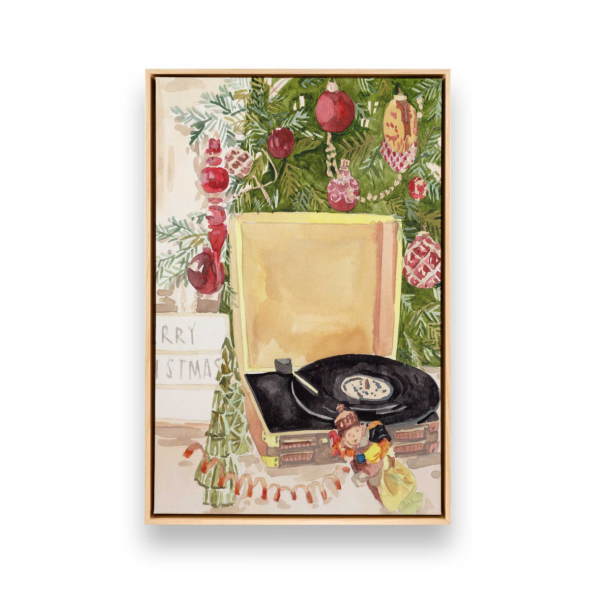 [Color:American Maple], Picture of art in a American Maple frame