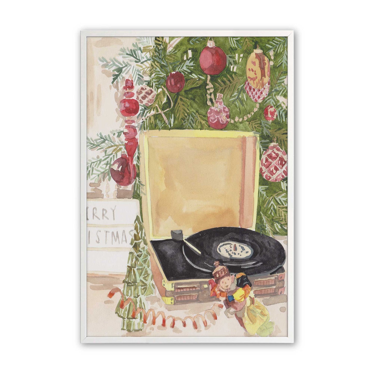 [Color:Opaque White], Picture of art in a Opaque White frame