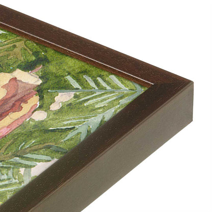 [Color:Belvinder Brown], Picture of art in a Belvinder Brown frame at an angle
