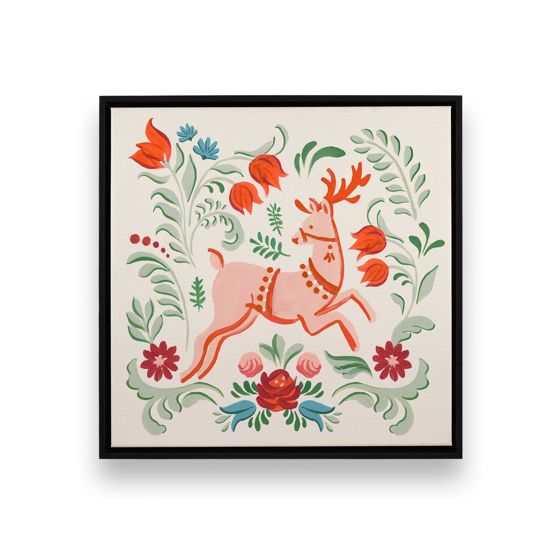 [Color:Satin Black], Picture of art in a Satin Black frame