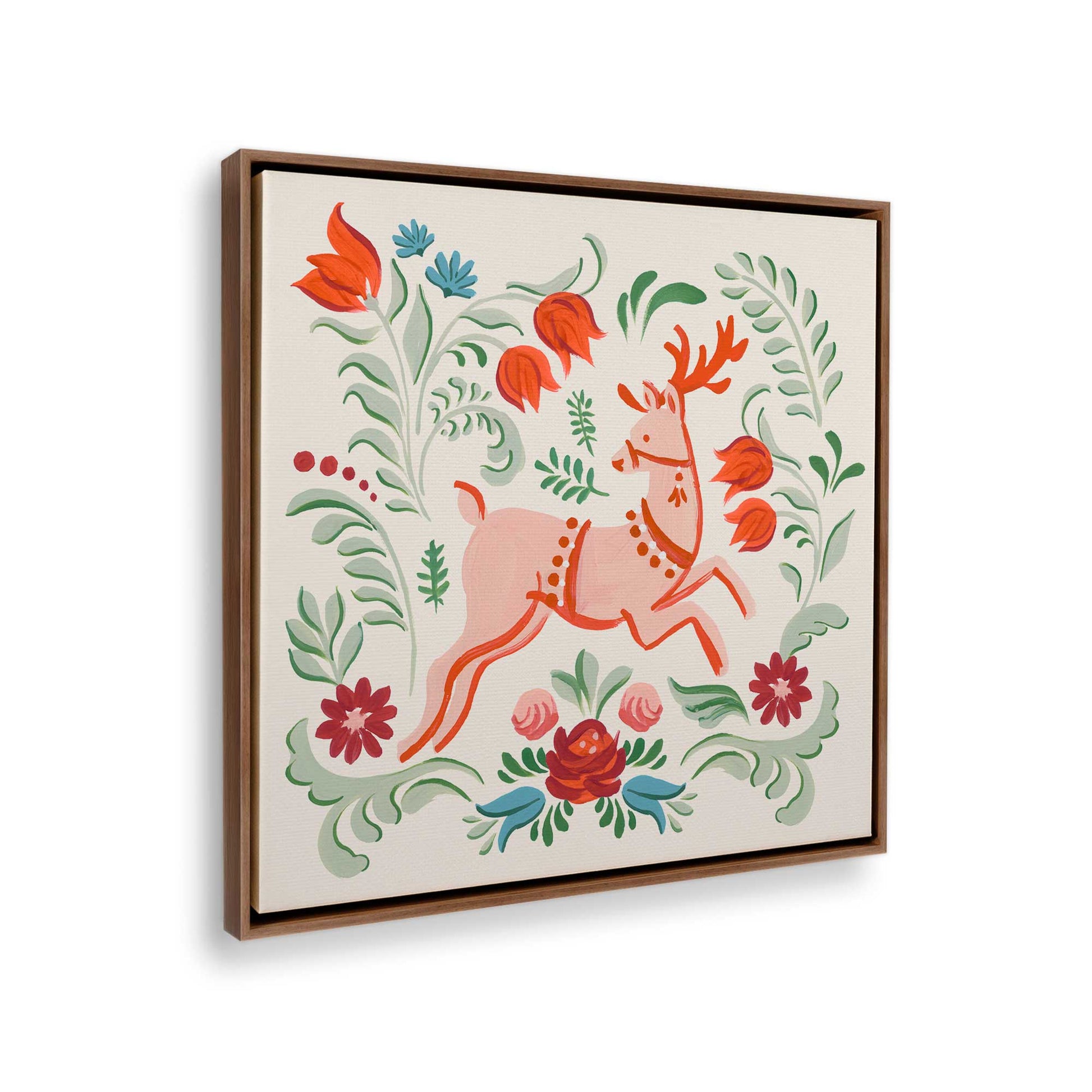 [Color:Walnut], Picture of the corner of the art