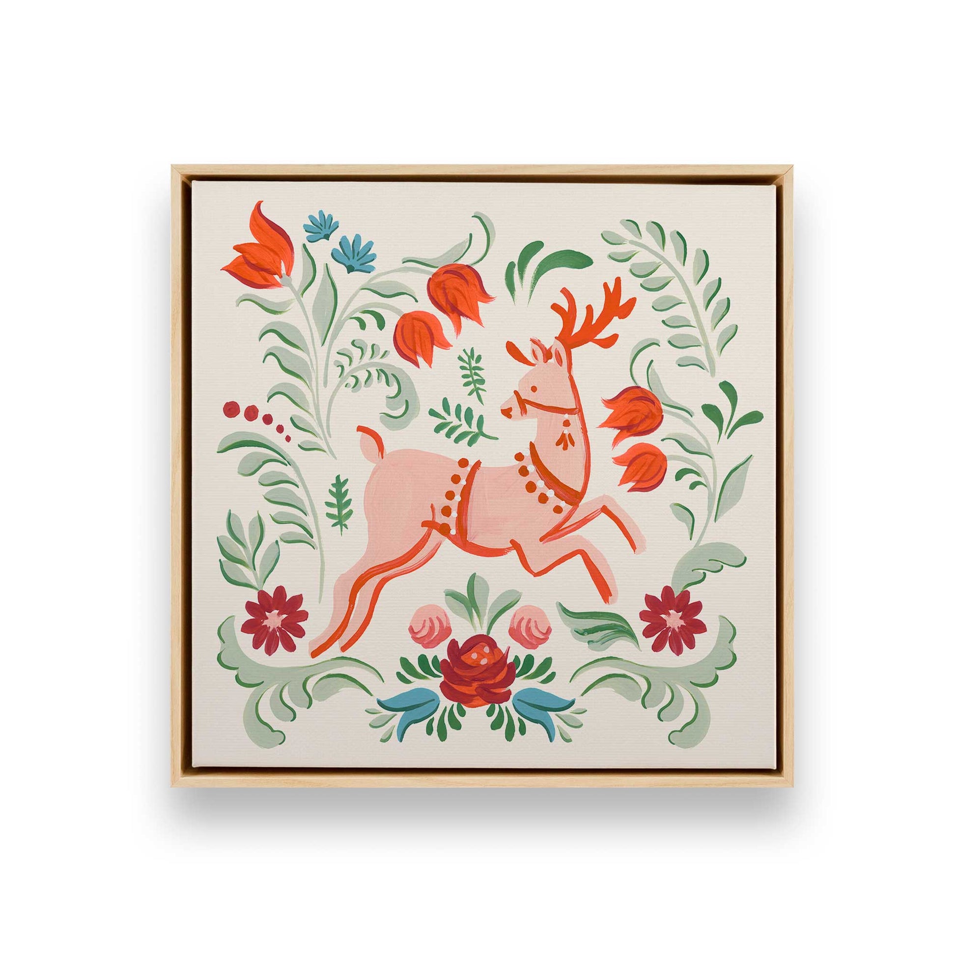 [Color:American Maple], Picture of art in a American Maple frame